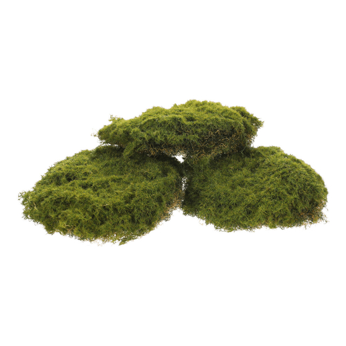 Mech - umělá přízdoba, sv. zelená, cena za balení (3 ks)