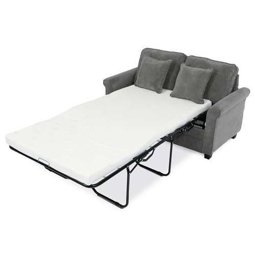 Dvoumístná pohovka, šedá, manšestrová látka, ASB-4170 GREY2