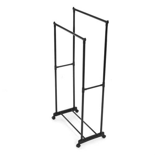 Stojan na šaty, kov, černá, GD-164 BK