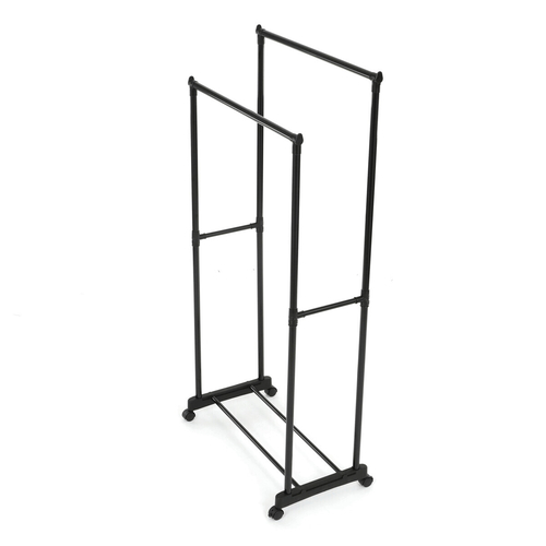 Stojan na šaty, kov, černá, GD-164 BK