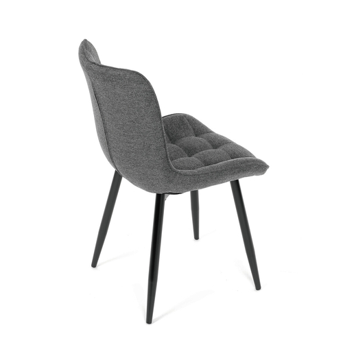 Jídelní židle, šedá, látka, HC-462 GREY2