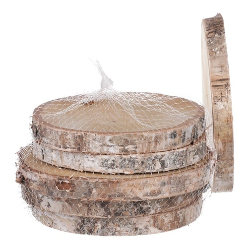 Březové kolečko - přírodní, cena za balení (6 ks)