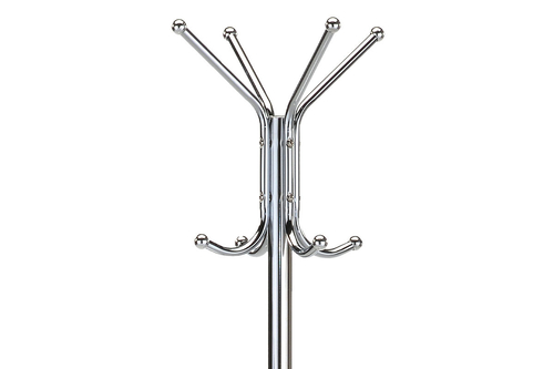 Věšák, kov, stříbrná, 80001-06B CR