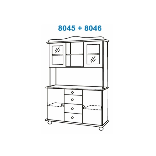 Nástavec příborníku 8046