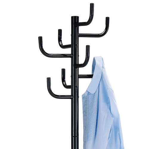 Věšák, kov, černá, 80609-A BK