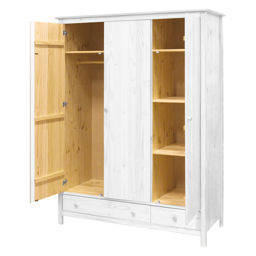 Skříň 3dveřová TORINO bílá