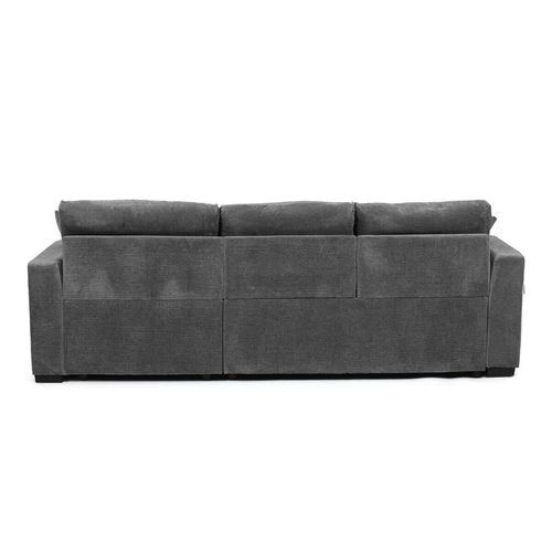 Rohová sedací souprava, šedá látka, ASB-C3990 GREY2