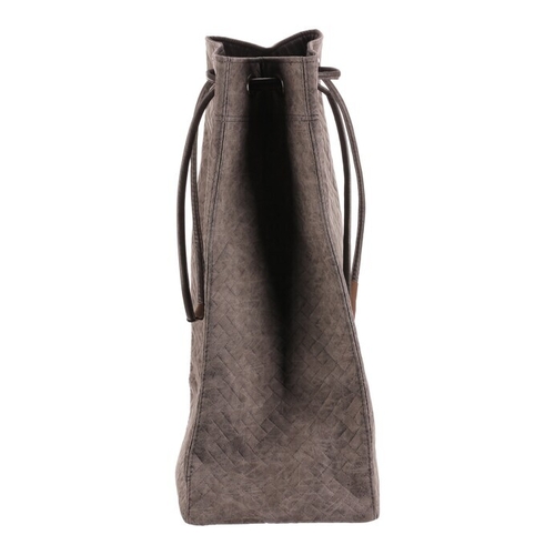 Koš prádelní - látkový, stahovací, šedá barva