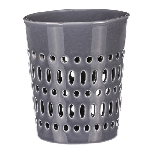 Aromalampa - porcelánová, otvory po obvodu, barva modrá