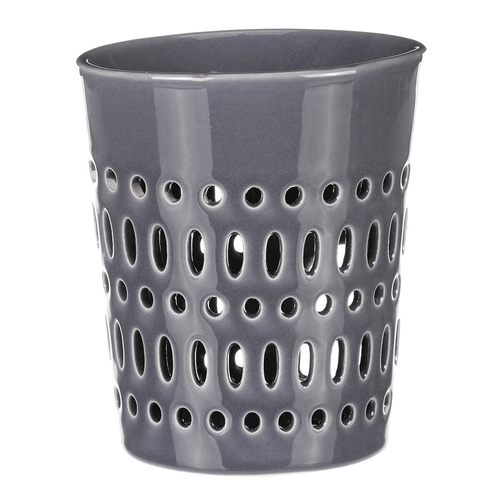 Aromalampa - porcelánová, otvory po obvodu, barva modrá