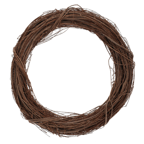 Věnec proutěný - pr. 35 cm, hnědá barva