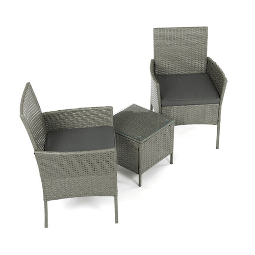Zahradní set 1+2, polyratan, šedá, AZS-A1102 GREY