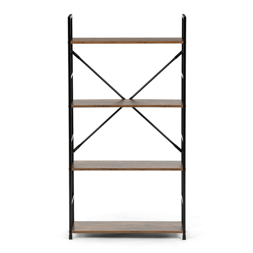 Regál, mdf, hnědá, GD-224 OLW