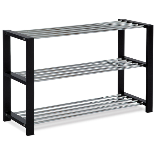 Botník, masiv, černá, 83168-12 BK