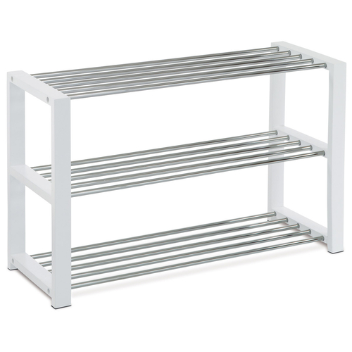 Botník, masiv, bílá, 83168-12 WT