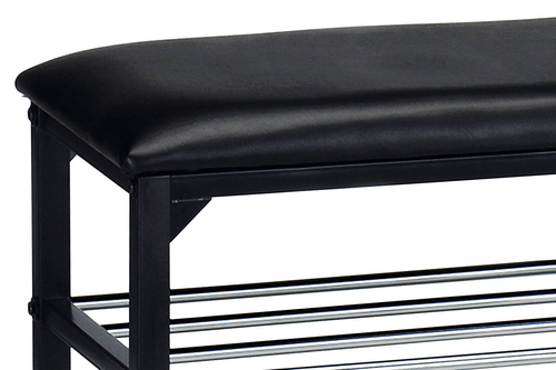 Botník, kov, černá, 83168-13 BK