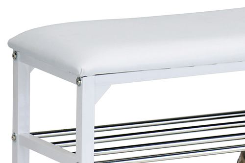 Botník, kov, bílá, 83168-13 WT