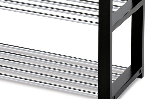 Botník, masiv, černá, 83168-14 BK