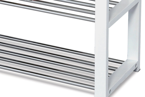 Botník, kov, bílá, 83168-14 WT