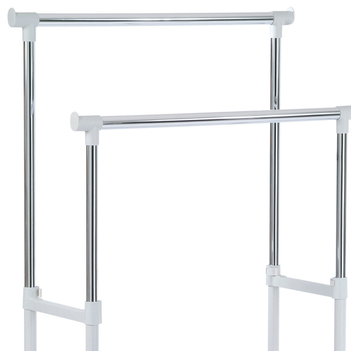 Stojan na šaty, plast, bílá, 83488 WT