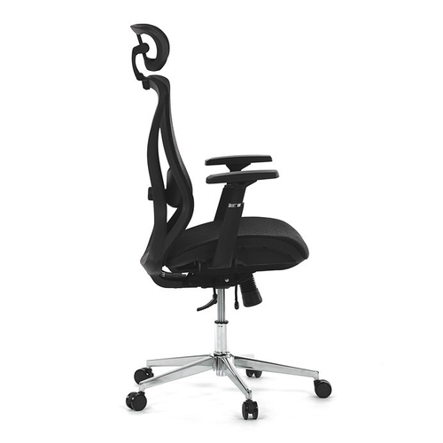 Kancelářská židle, synchronní mechanismus, černá síťovina, KA-S258 BK