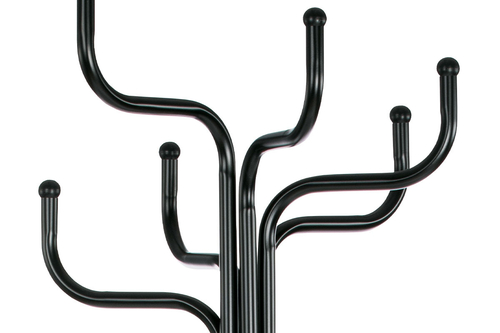 Věšák, kov, černá, 83707-06 BK