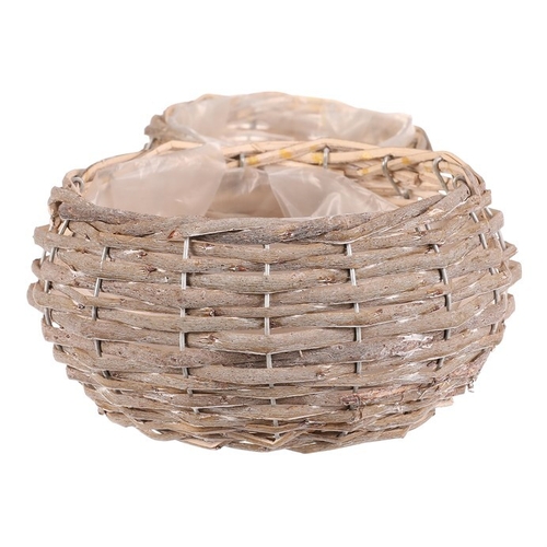 Obal proutěný - béžová barva, cena za sadu 2 ks
