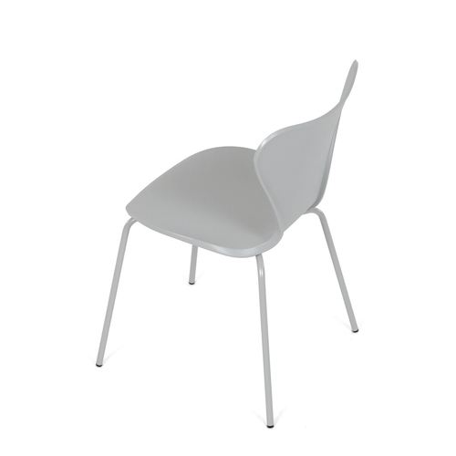 Jídelní židle, šedá, plast, CT-X7034 GREY