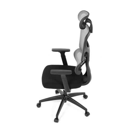 Kancelářská židle, houpací mechanismus, šedá, KA-K2080 GREY