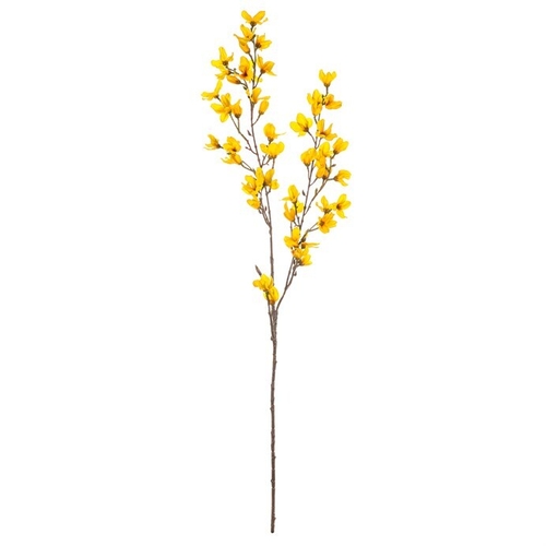 Zlatý déšť - 93 cm, umělá větev, žluté květy