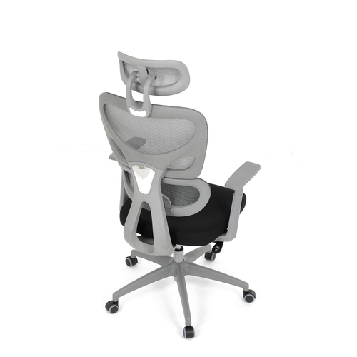 Kancelářská židle, houpací mechanismus, šedá, KA-K2081 GREY