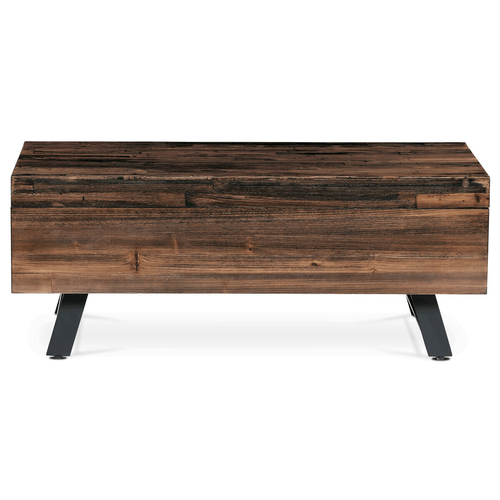 Konferenční stolek 120x60x48cm, masiv, old wood, AHG-536 PINE