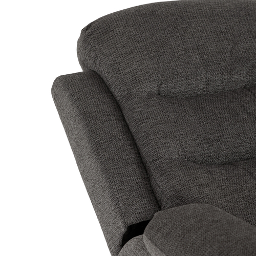 Polohovací křeslo, šedá, látka, TV-4086 GREY2
