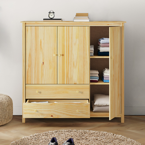 Prádelník 3 dveře + 2 zásuvky TORINO