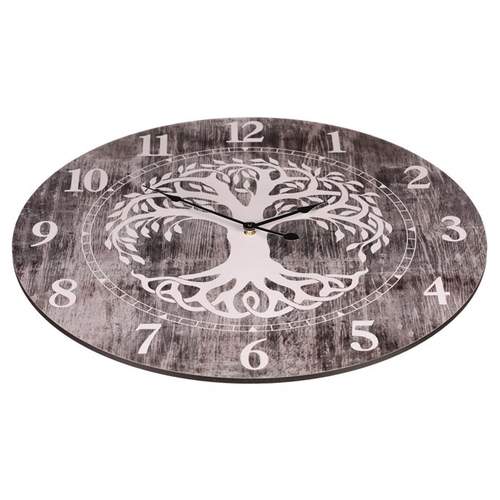 Hodiny nástěnné - pr. 58 cm, MDF, strom života