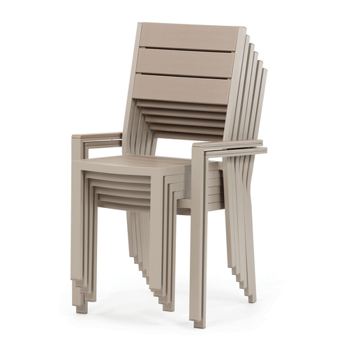 Zahradní sestava 156x78x74cm, polywood, béžová, AZS-B1656 CRM