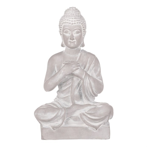 Buddha - betonová dekorace, barva šedá