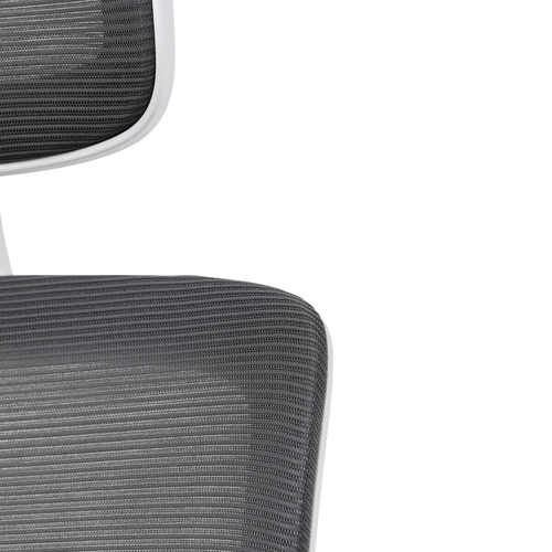 Kancelářská židle, houpací mechanismus, šedá síťovina, KA-Q843 GREY