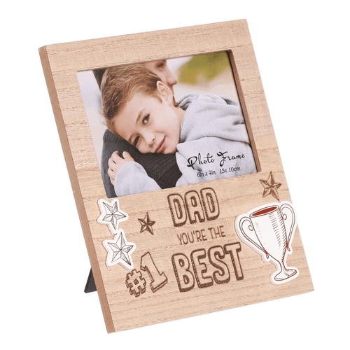 Fotorámeček - pro rozměr 15 x 10 cm, MDF, pro tatínka