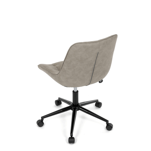 Pracovní židle, výškově nastavitelná, béžová látka, KA-V3120 LAN3
