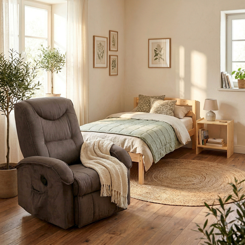 Masážní křeslo BOB hnědá K38