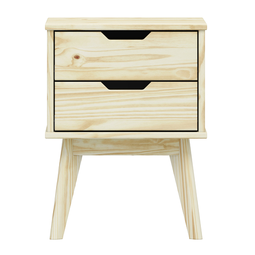 Noční stolek 2 zásuvky BONITO lak