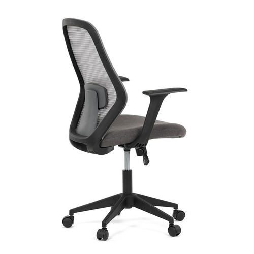 Kancelářská židle, houpací mechanismus, šedá síťovina, KA-V3149 GREY