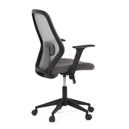Kancelářská židle, houpací mechanismus, šedá síťovina, KA-V3149 GREY
