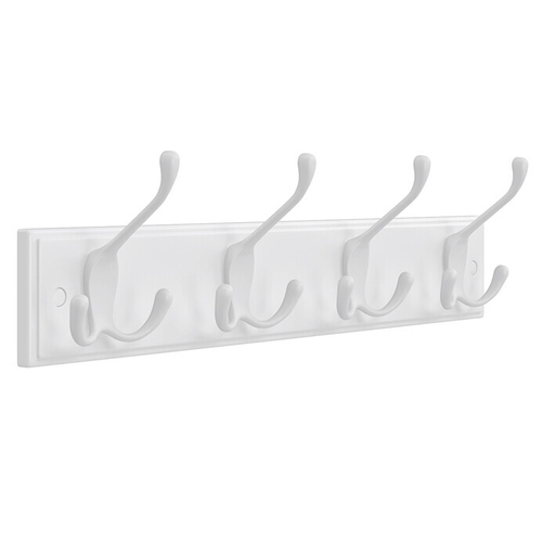 Věšák, dřevo, bílá, ABP-E1030 WT