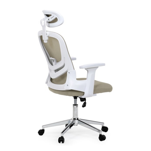 Kancelářská židle, houpací mechanismus, béžová síťovina, KA-K2031 BGE