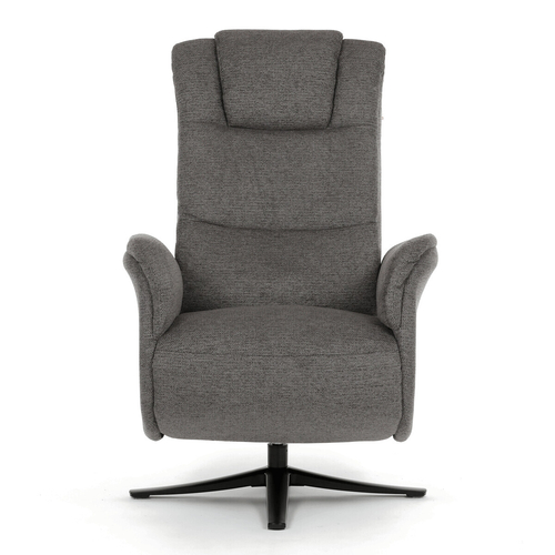 Polohovací křeslo, elektrické zabudované ovládání, funkce zero gravity, šedá, látka, TV-C5590 GREY2