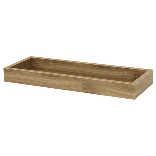 Polička, mdf, hnědá, P-010 OAK