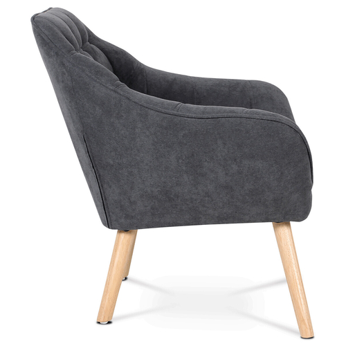 Dvoumístná pohovka, šedá, látka, AK-322 GREY2