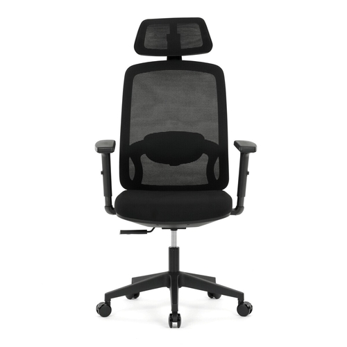 Kancelářská židle, synchronní mechanismus, černá síťovina, KA-S2176 BK